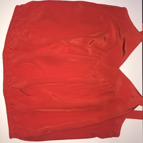 **SOLD** Twelfth Street Cynthia Vincent red silk tank top - Picture 7 of 7